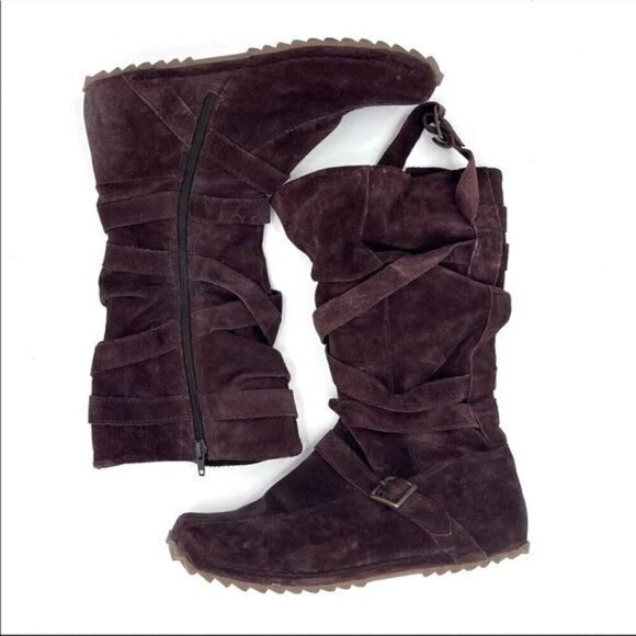 Aldo Katia suede leather boots shoes size 39 US 7 - Picture 1 of 12